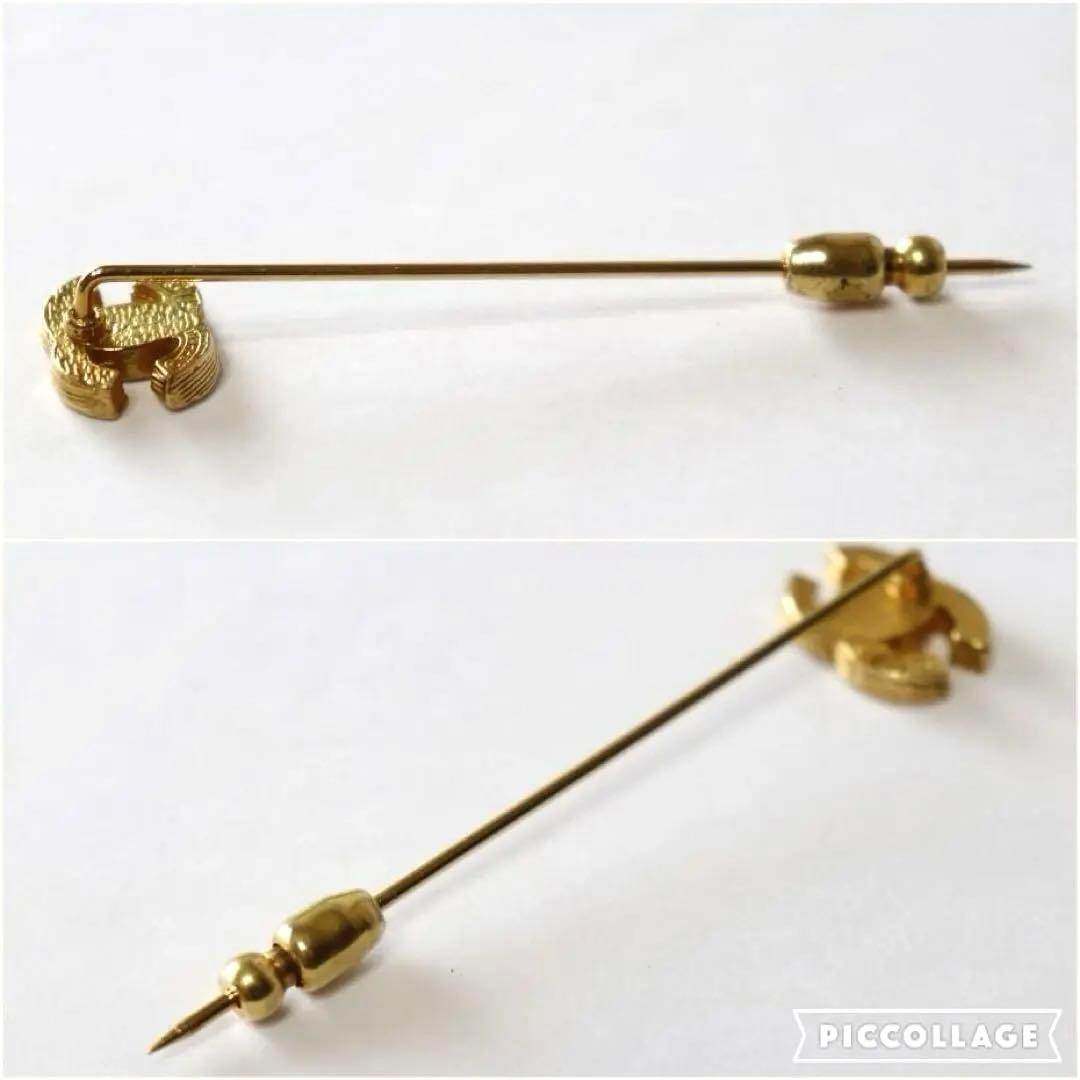 CHANEL シャネル ピンブローチ ゴールド ココマーク ヴィンテージ