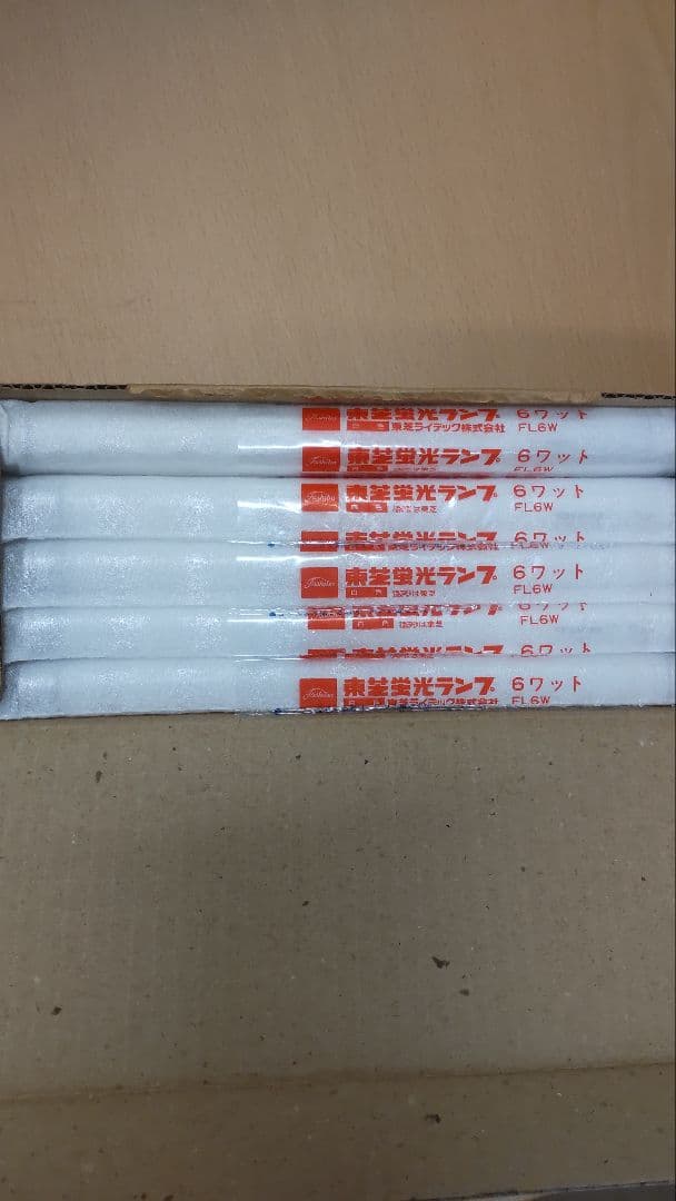 TOSHIBA FL6W 蛍光灯 10本入り 3箱セット