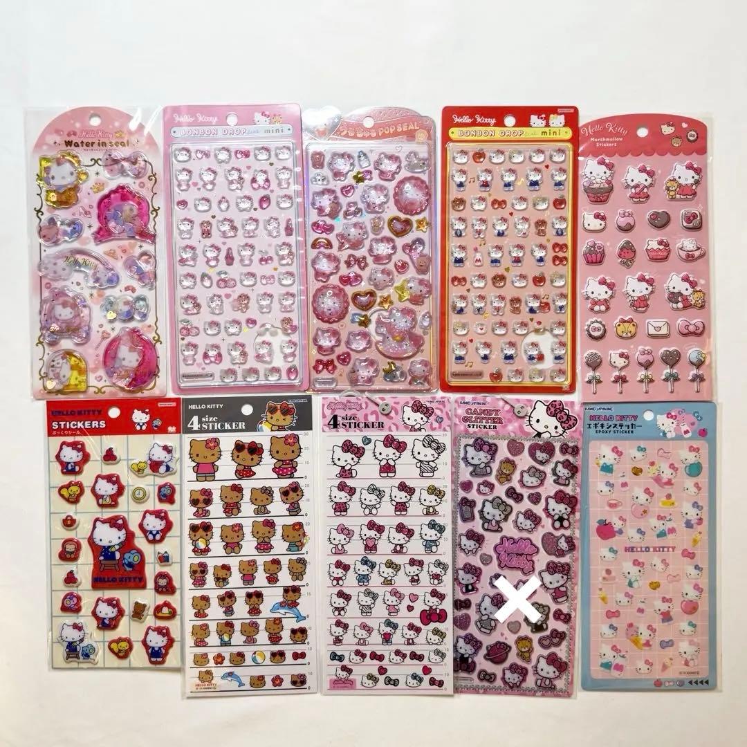 【新品】 ハローキティ シール シール帳 ボンボンドロップ まとめ売り 正規品