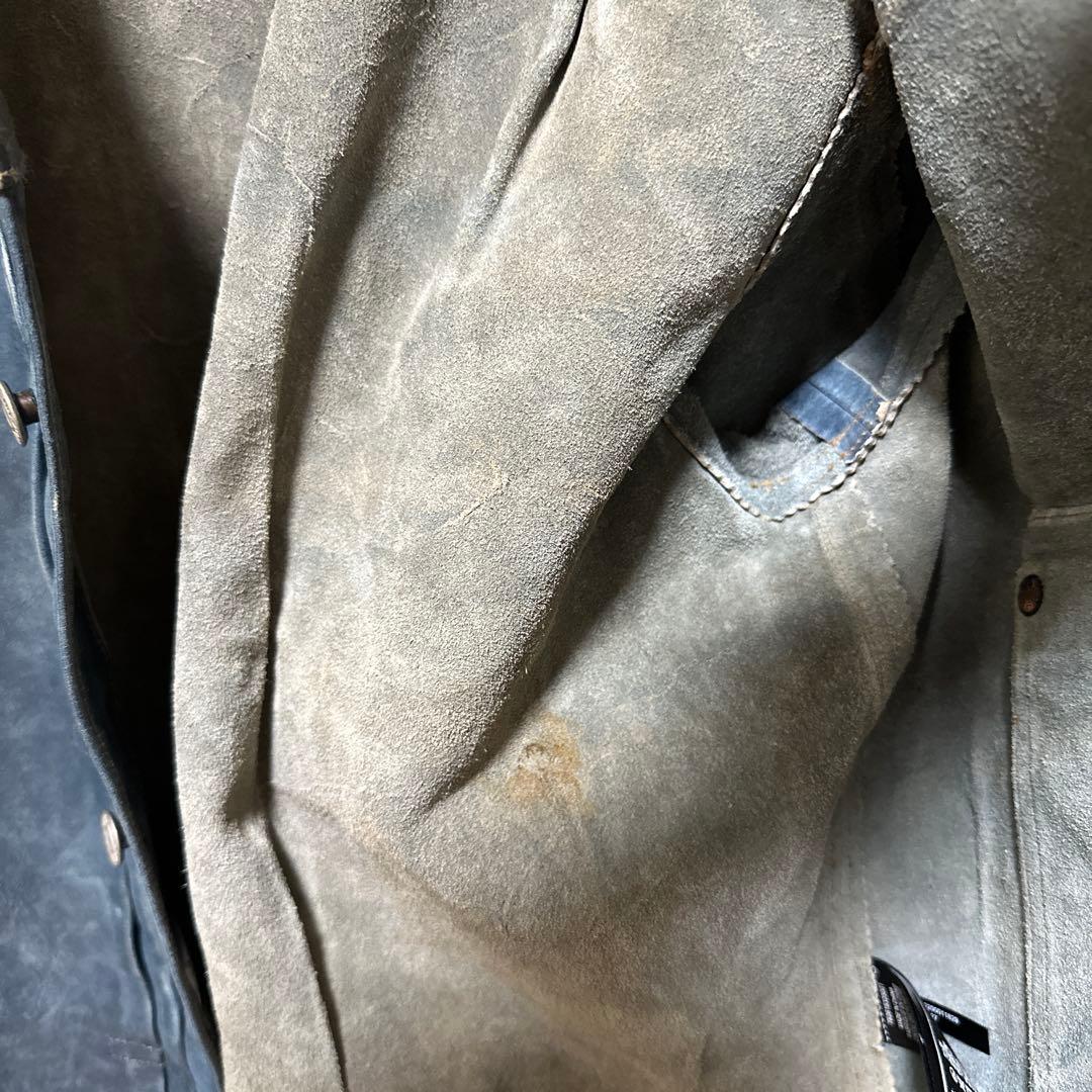 【150着限定】RRL INDIGO LEATHER JACKET リミテッド