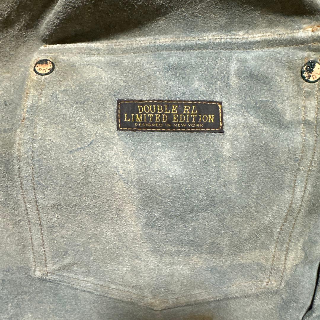 【150着限定】RRL INDIGO LEATHER JACKET リミテッド