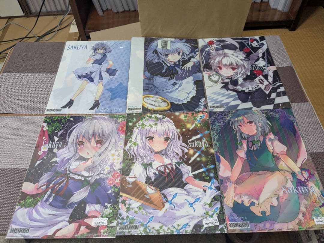 東方project　十六夜咲夜　クリアファイルセット①
