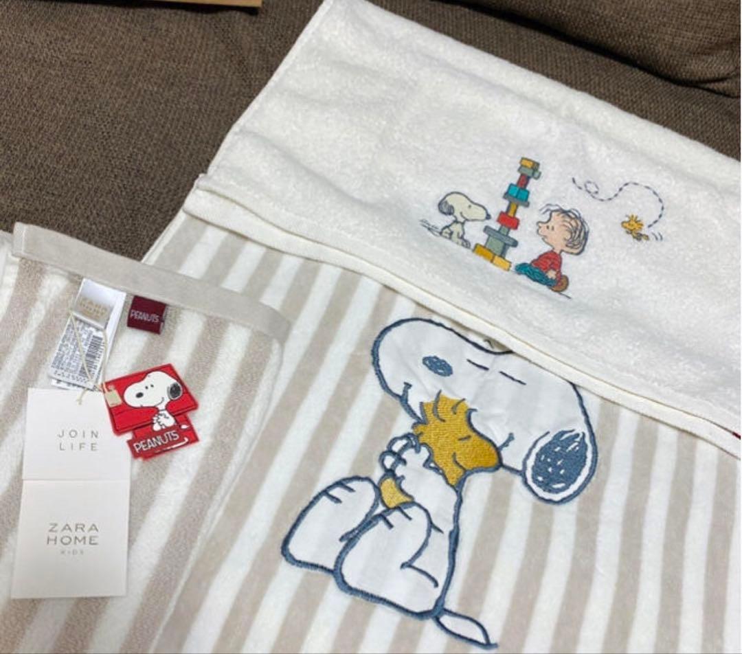 再出品　タオル　zara ✖️PEANUTSコラボ