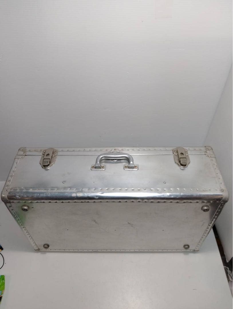 【希少】大型 アルミトランク ヴィンテージ 収納ボックス 什器 インダストリアル