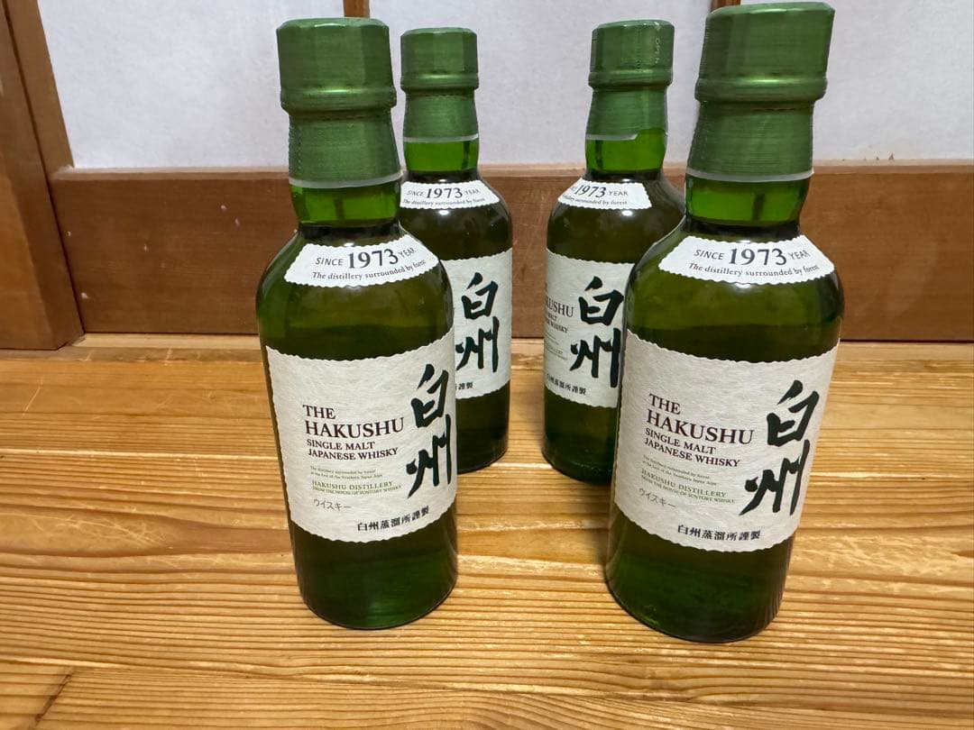 白州　ミニボトル　180ml 4本セット　サントリー　ウイスキー