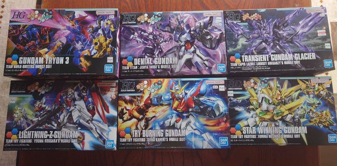 HGガンプラ 6体まとめ売り