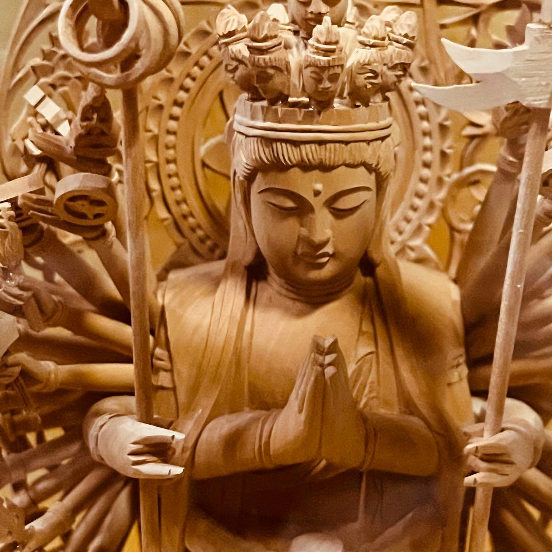 仏像 千手観音菩薩 立像