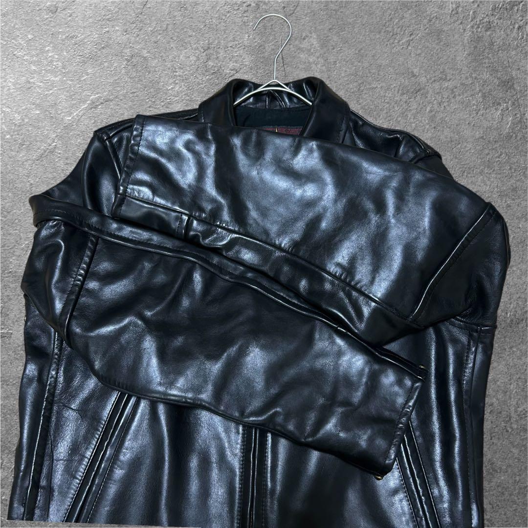 B-McCOY'S Steerhide シングルライダースジャケット 本革 牛革