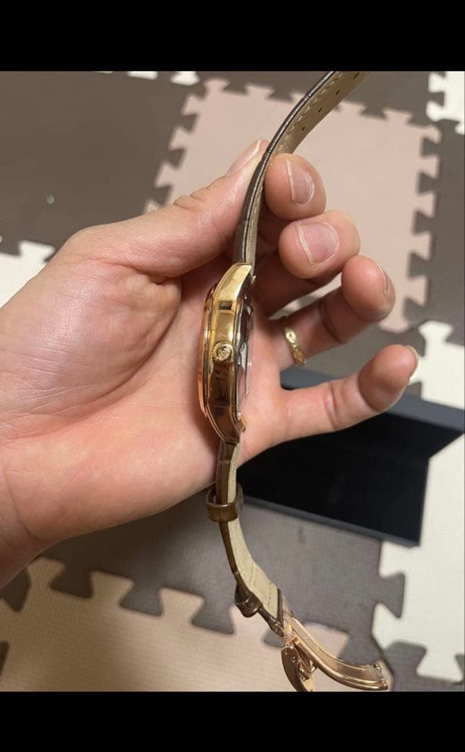 ORIENT SUN&MOON 自動巻き 腕時計 ゴールド/ブラウン