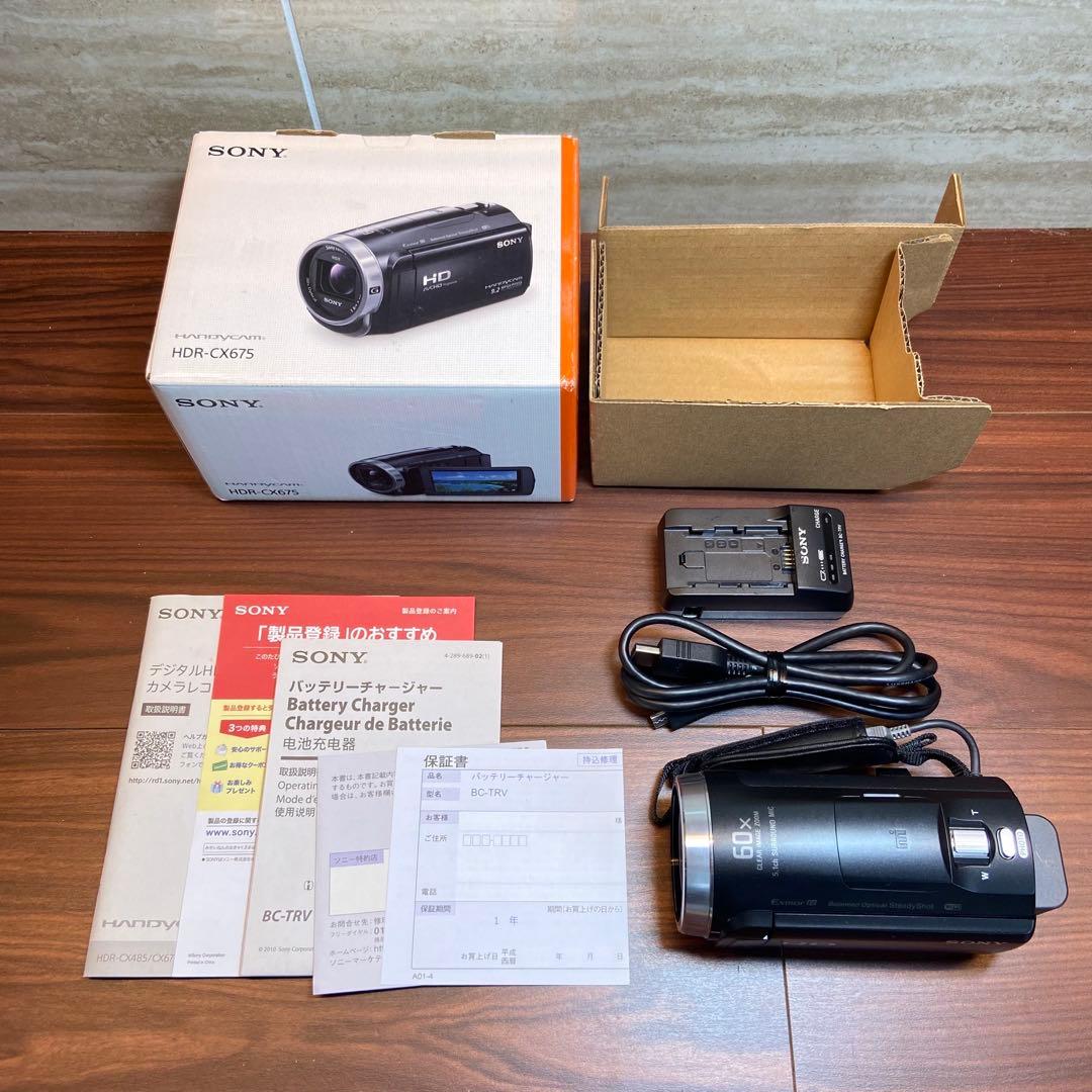 SONY HDR-CX675 ビデオカメラ ほぼ新品 3828