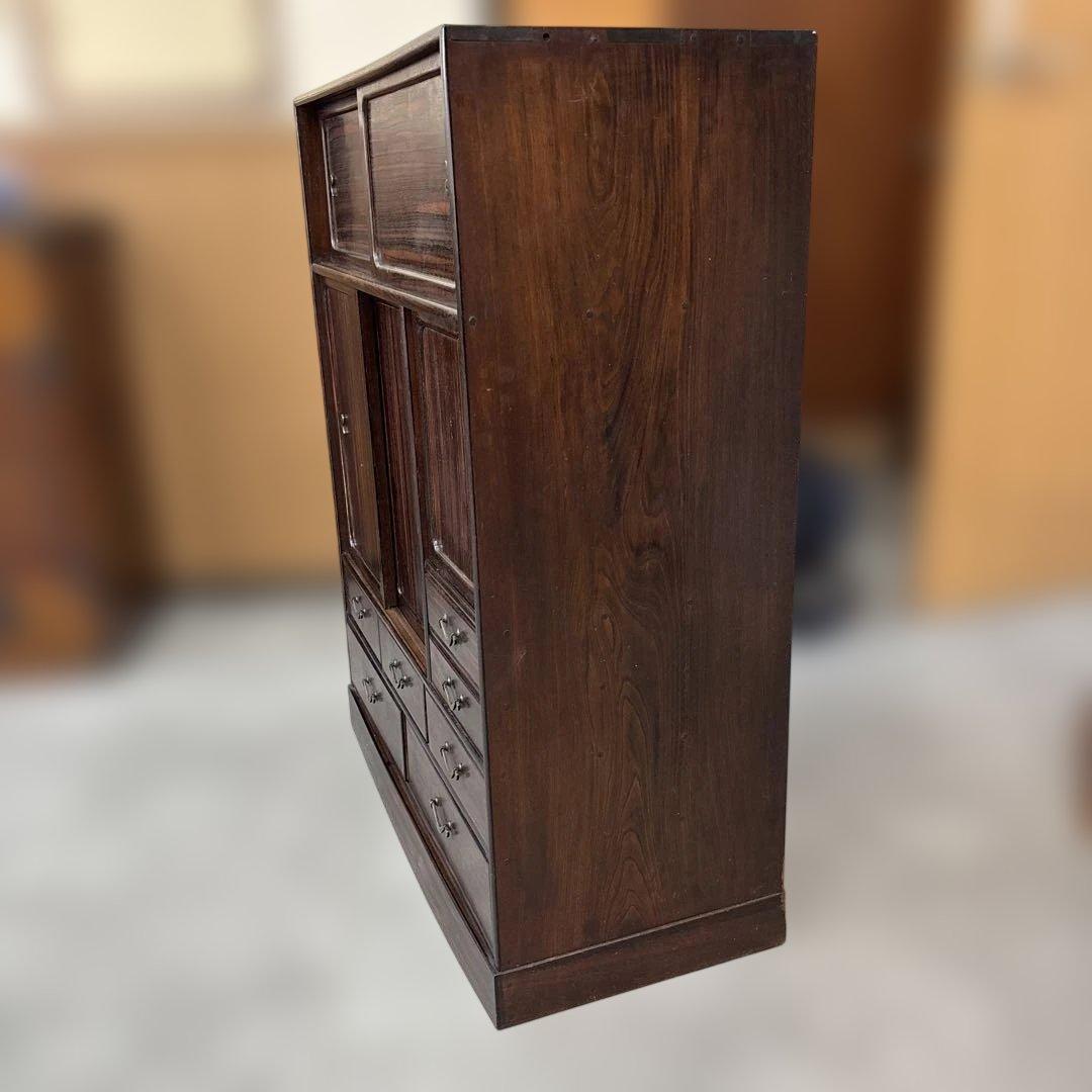 昭和レトロ 茶箪笥 和洋折衷 収納箪笥