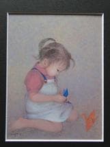 はしぐちみよこ、【折りづる】、希少な額装用画集より、新品額装付、状態良好