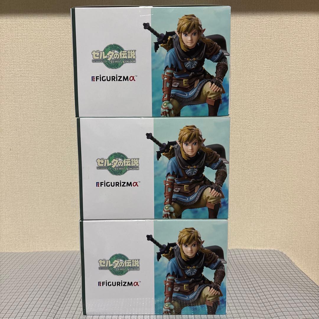 ゼルダの伝説　ティアキン　リンク　フィギュア　3個セット