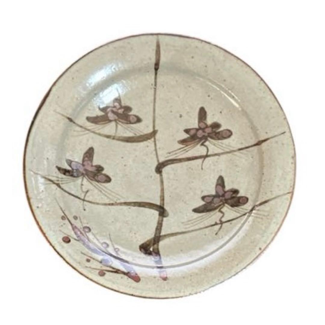 十三代 中里太郎右衛門陶房 絵唐津 皿 22cm 共箱 栞付 唐津焼