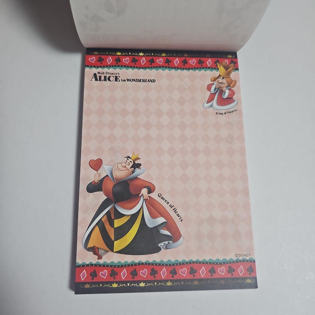 レア ディズニー 不思議の国のアリス メモ帳