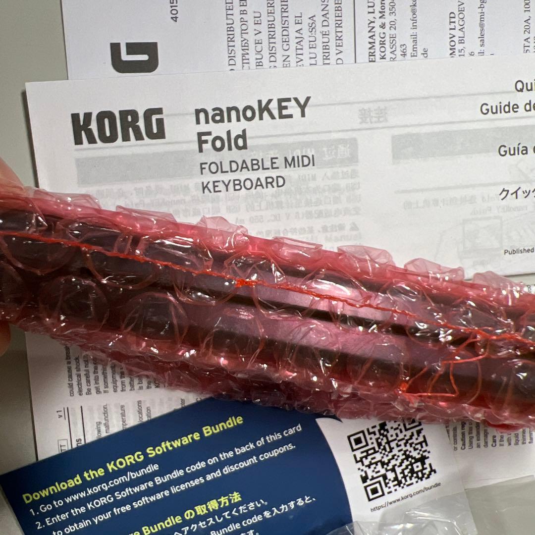 G275 KORG(コルグ)MIDIキーボードnanoKEY Fold 25鍵盤