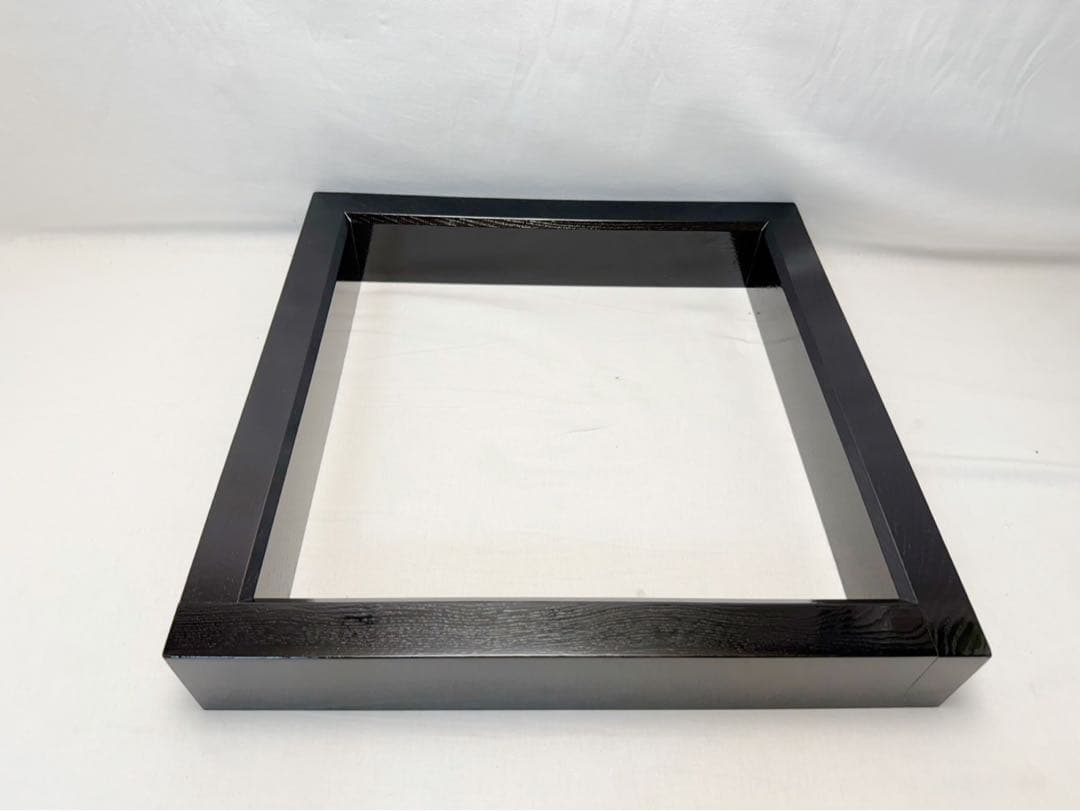 未使用 茶道具 炉壇 利休炉壇 銅版 上 炉蓋付 黒塗炉縁 3点セット 紙箱