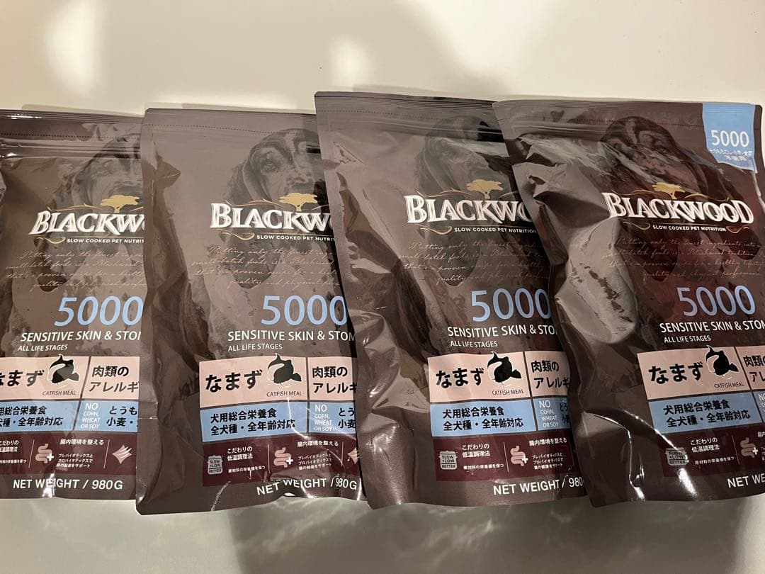 ブラックウッド　ドッグフード　5000 980g×4袋セット