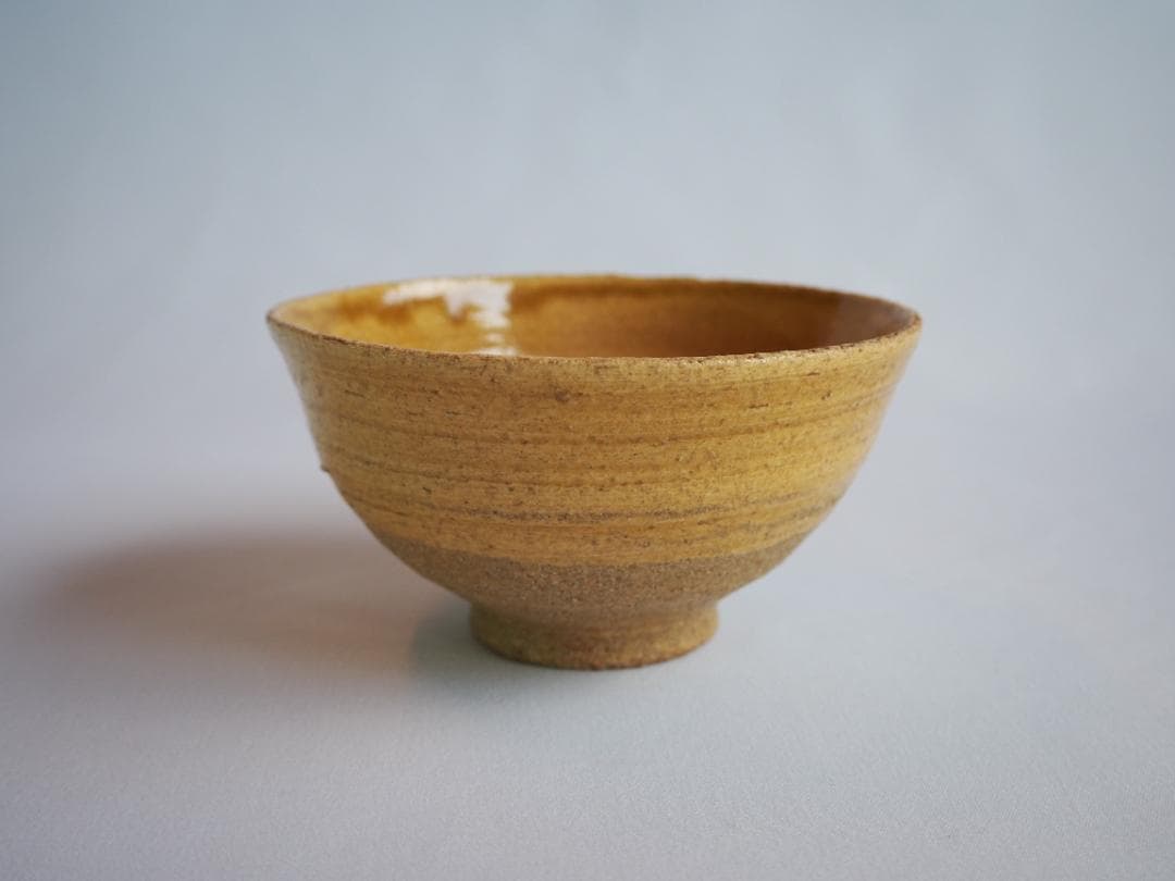 4代清風与平造『伊羅保茶碗』（共箱）