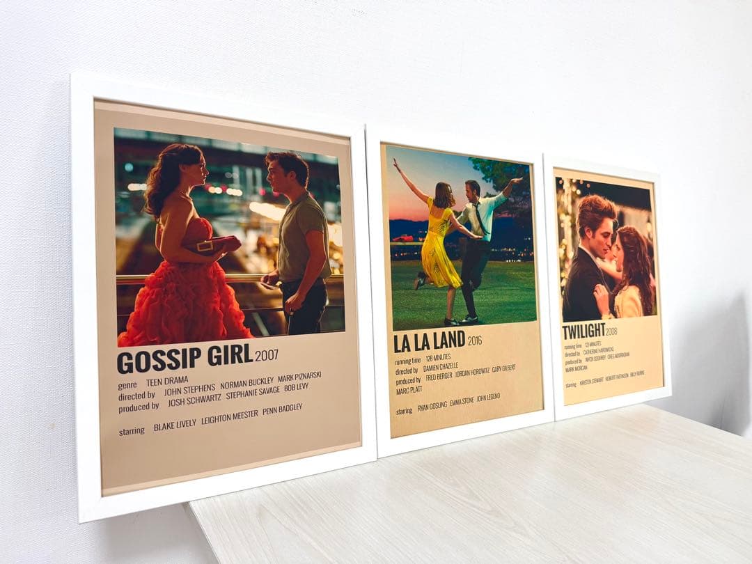 No.296フレーム付きキャンバスアート　映画ポスター　ゴシップガール　絵画