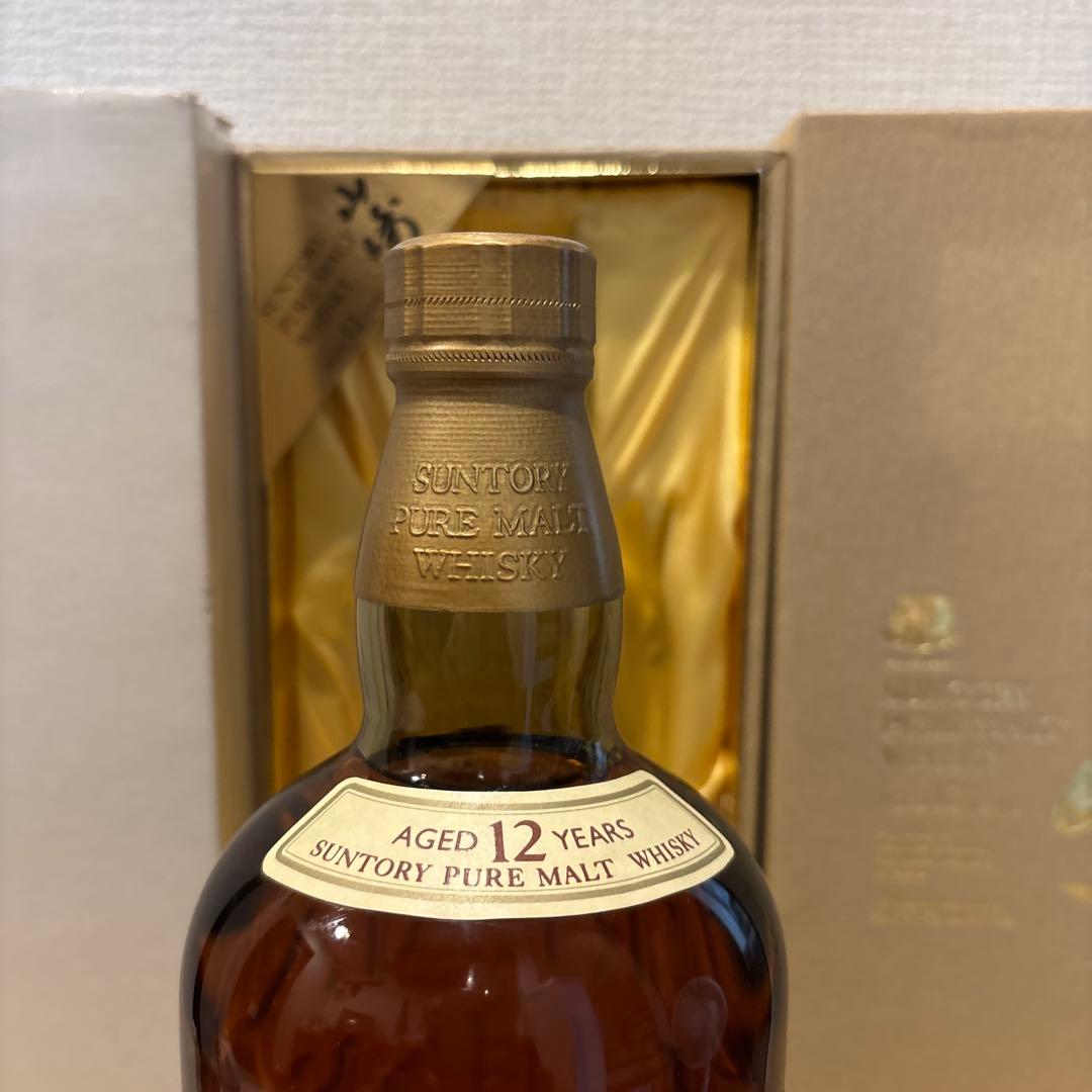 サントリー ピュアモルトウイスキー　 山崎12年　1000ml　　箱付き　未開封