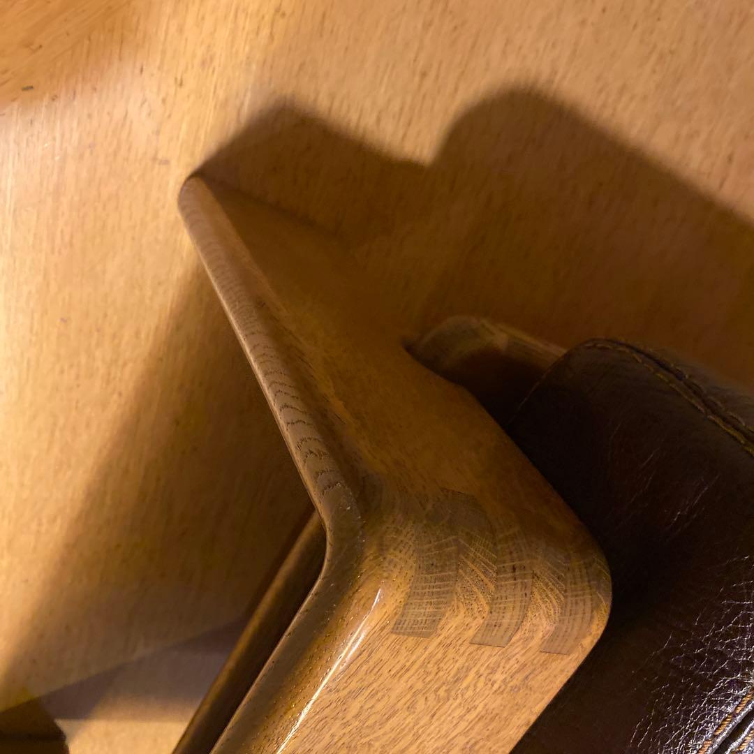 Condehouse ボルス　オットマン　高級　シボ厚革　旭川家具