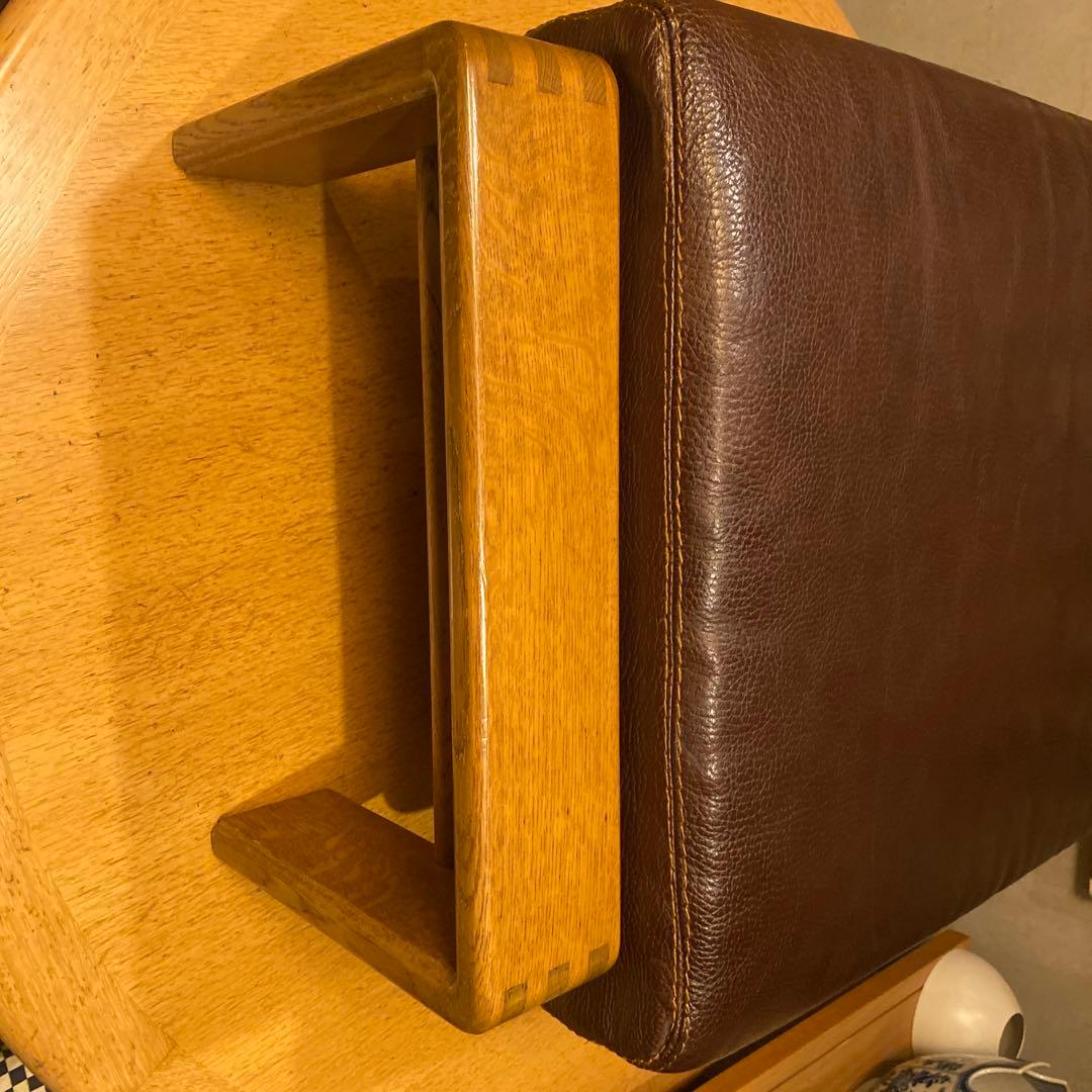 Condehouse ボルス　オットマン　高級　シボ厚革　旭川家具