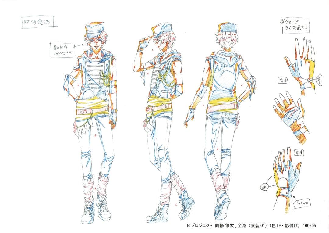 B-PROJECT　設定資料　114枚