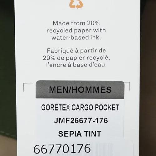 F06124 新品 MERRELL ゴアテックスコート：ASIA XL