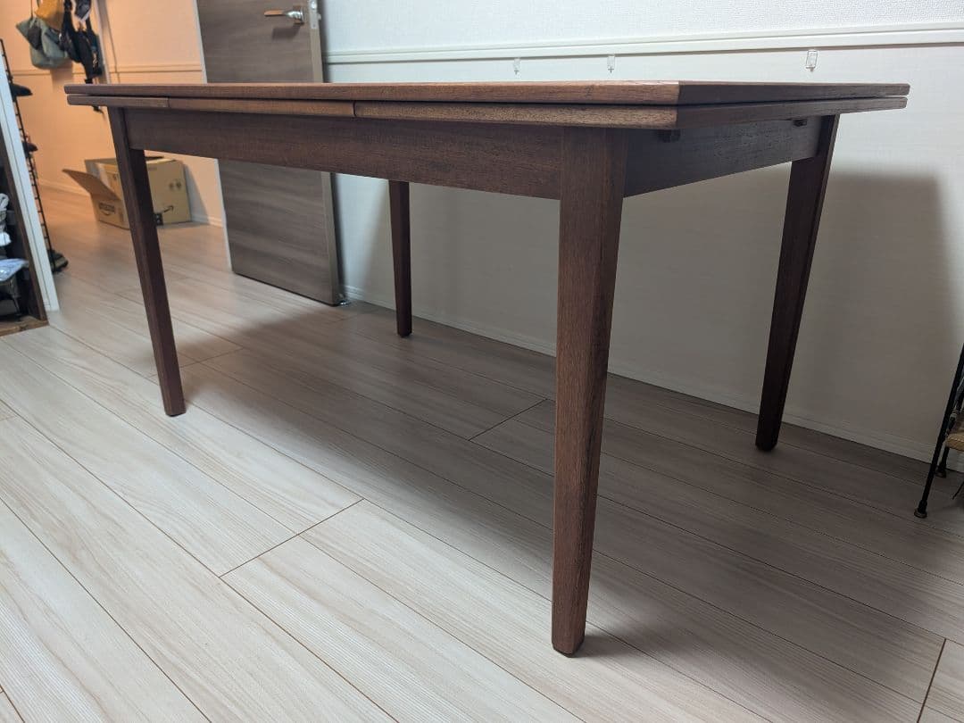 エクステンションダイニングテーブル チーク デンマーク 北欧