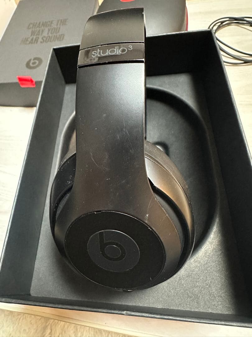 箱付属品ありBeats studio3 ワイヤレスヘッドホン 黒