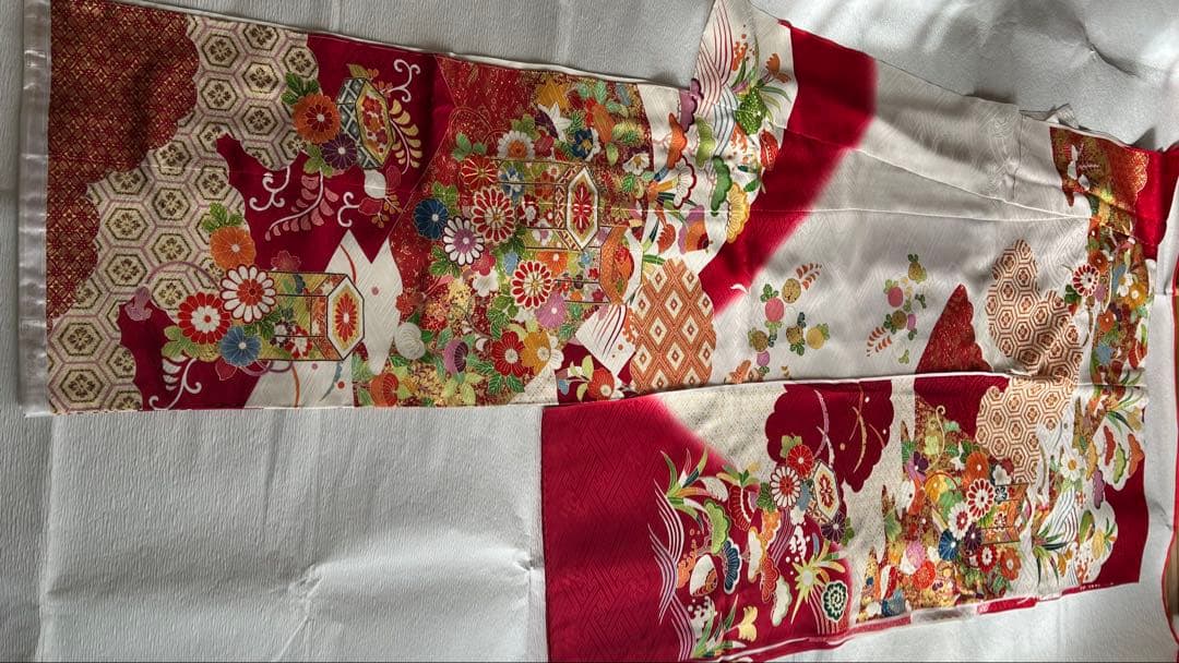 古典柄振袖 吉澤友禅　 吾妻　徳穂　新品未仕立て