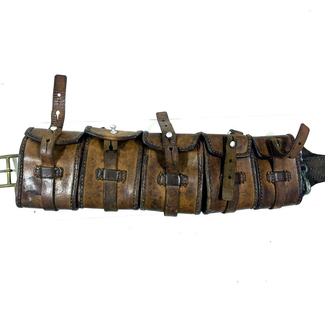 20s 30s ミリタリー　ヴィンテージ　スウェーデン軍　　マシンガンベルト