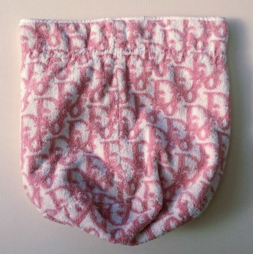 Christian Dior トロッター パイル生地 巾着