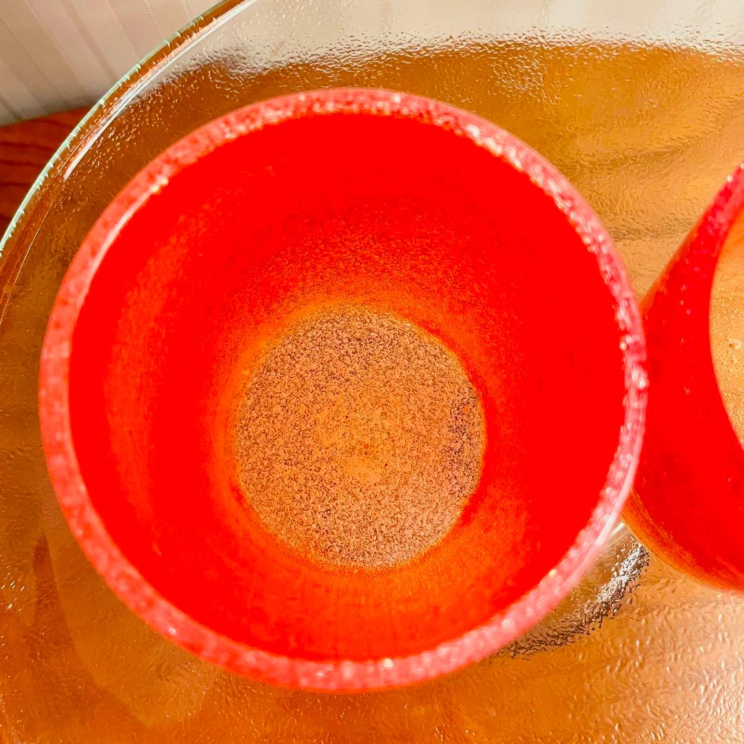 ✨新品未使用✨硝子工芸品 琉球ビードロ硝子 ペアグラス