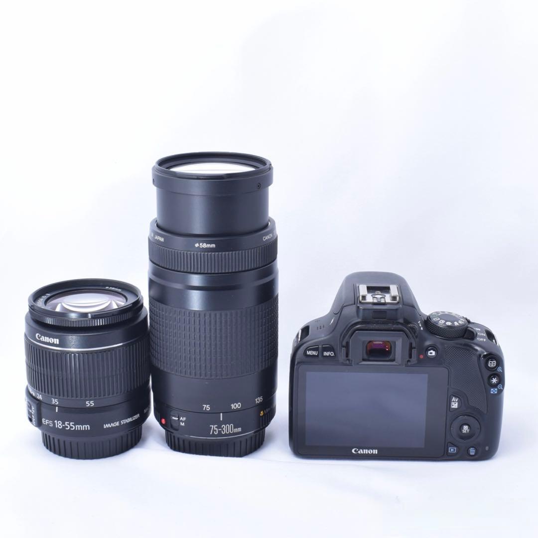 ❤️極美品❤️Canon Kiss X7 ダブルレンズセット✨大容量SD＆お手入れ付