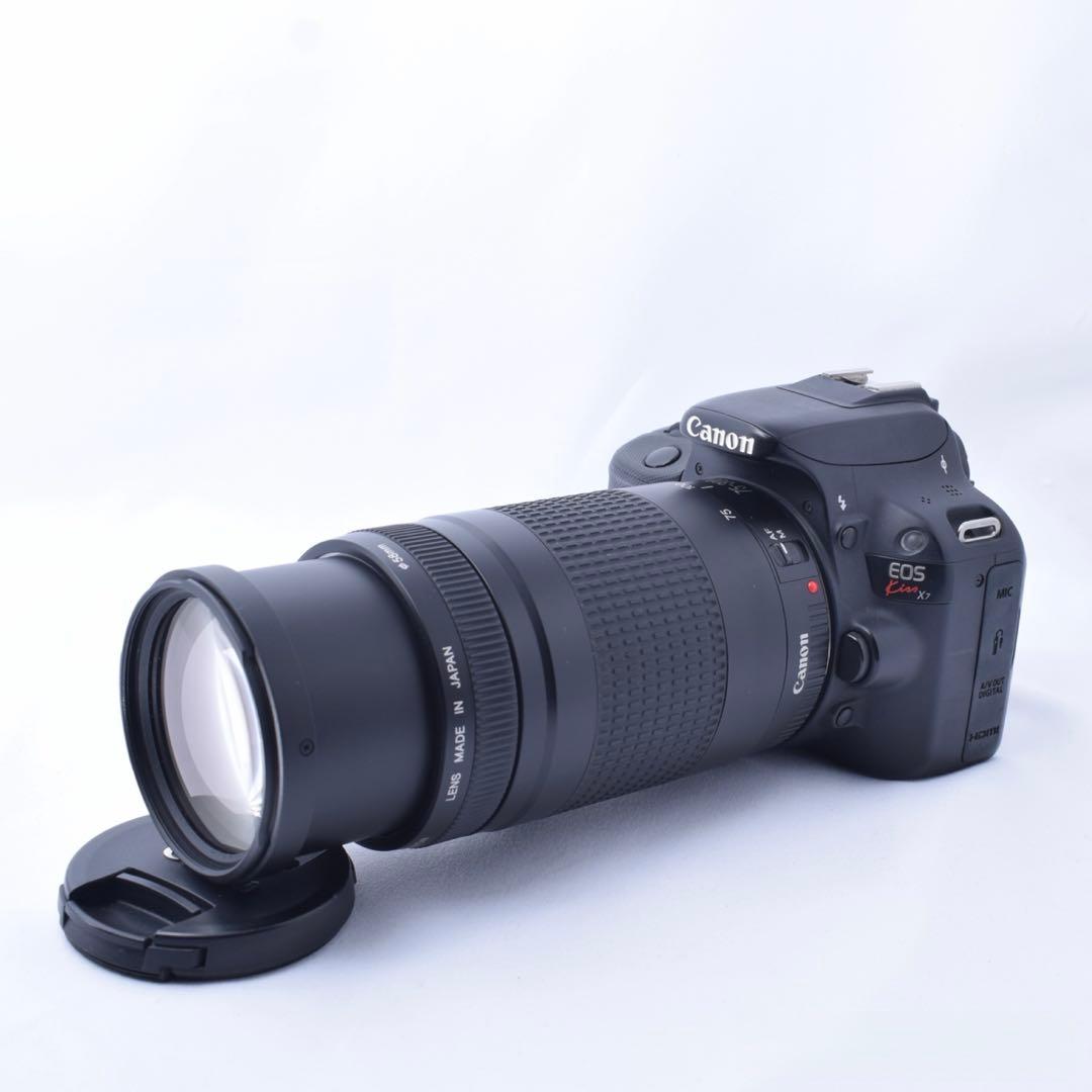 ❤️極美品❤️Canon Kiss X7 ダブルレンズセット✨大容量SD＆お手入れ付