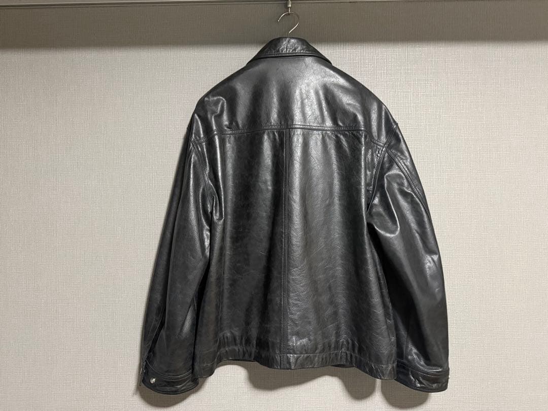 メゾンスペシャル　バッファローレザープライムオーバーシングルライダース