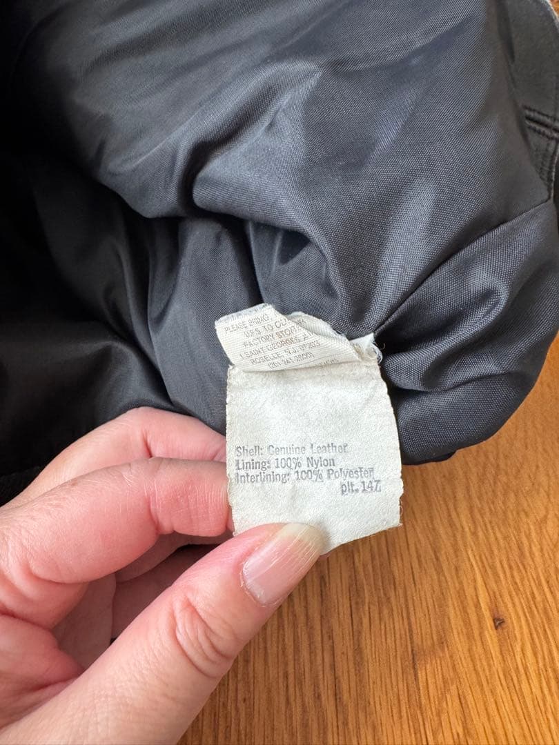 Schott レザーシングルライダースジャケット