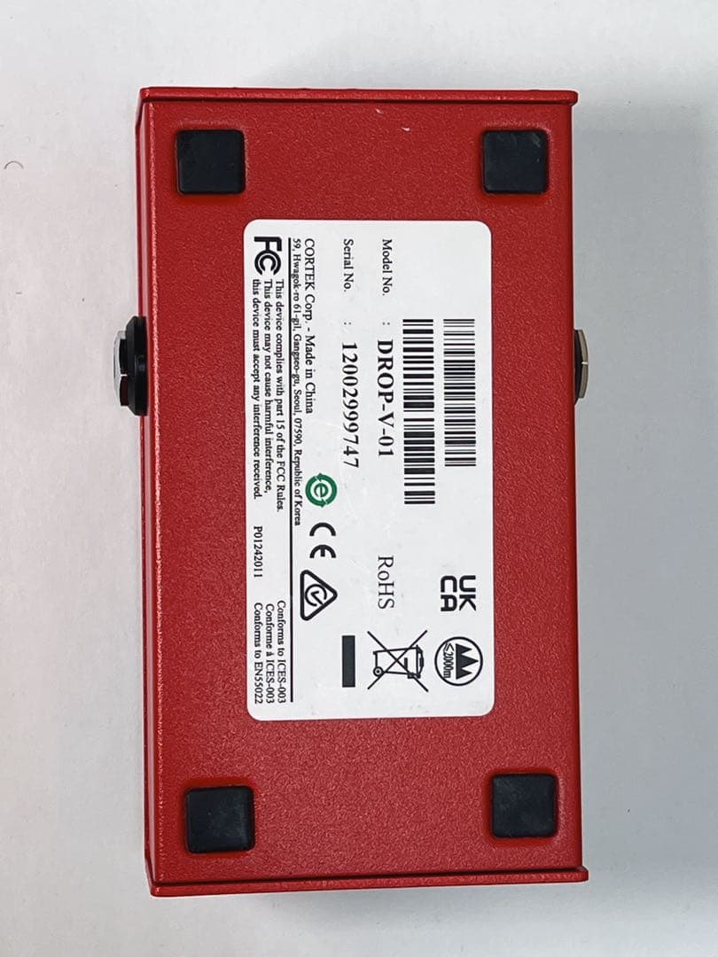 DigiTech drop ギターエフェクター 赤