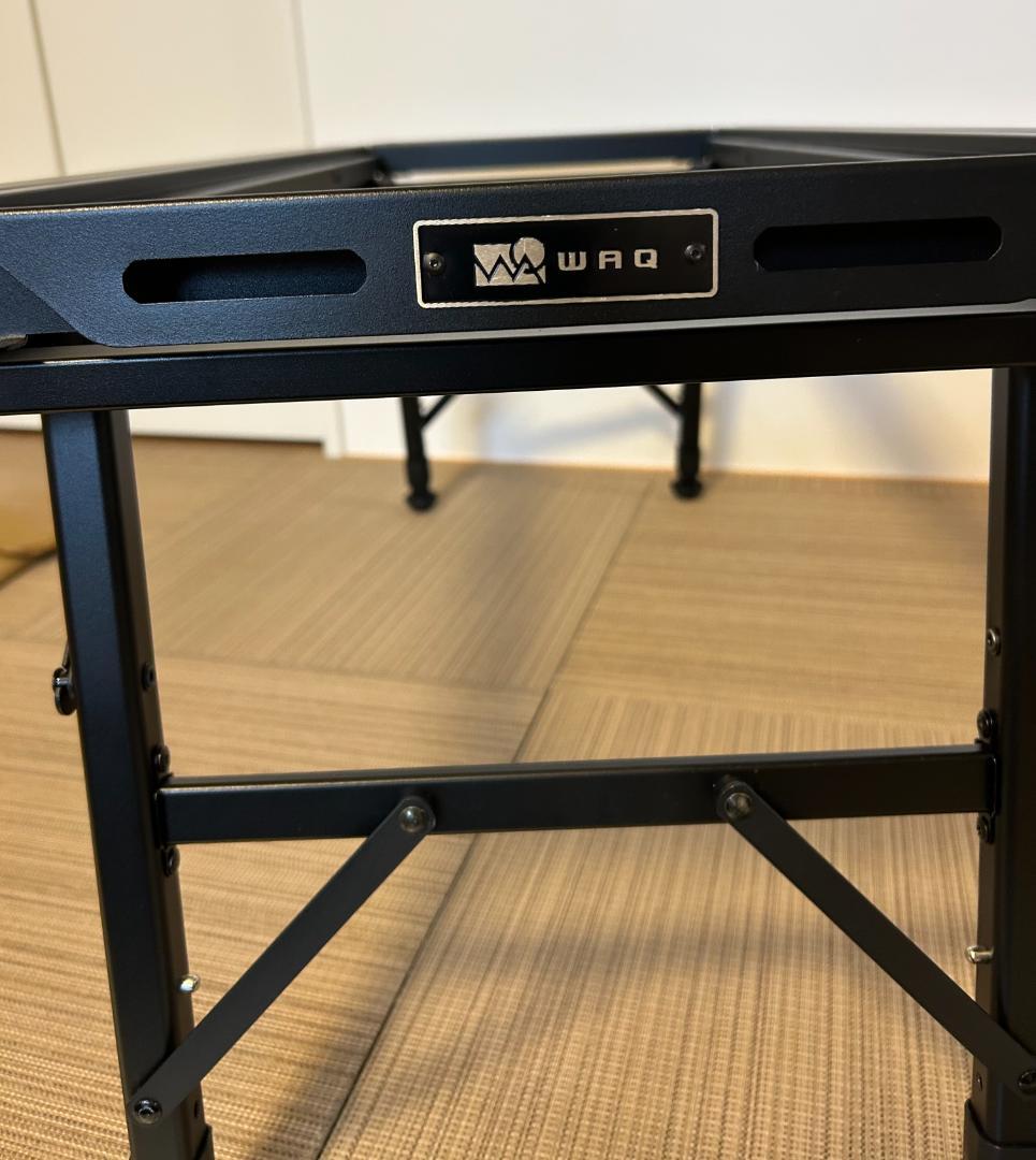 WAQ MULTI IRON TABLE パネル式アイアンテーブル 折りたたみ式