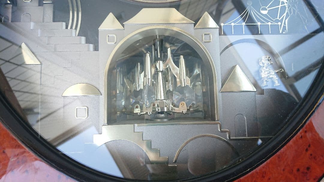 からくり動作 音声確認済 RHYTHM リズム時計スモールワールド からくり時計