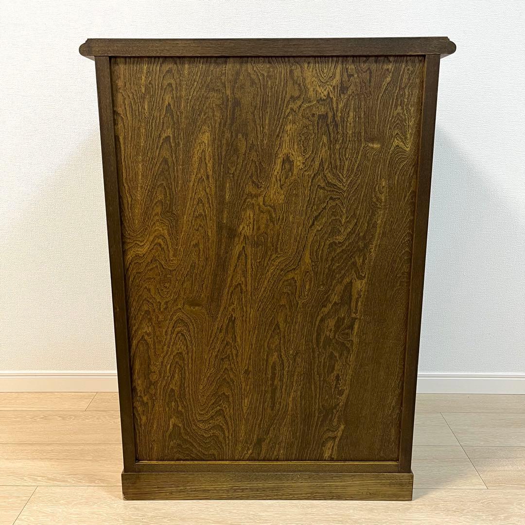 (こ50)戸塚刺繍 風景画 木製多段チェスト 洋箪笥