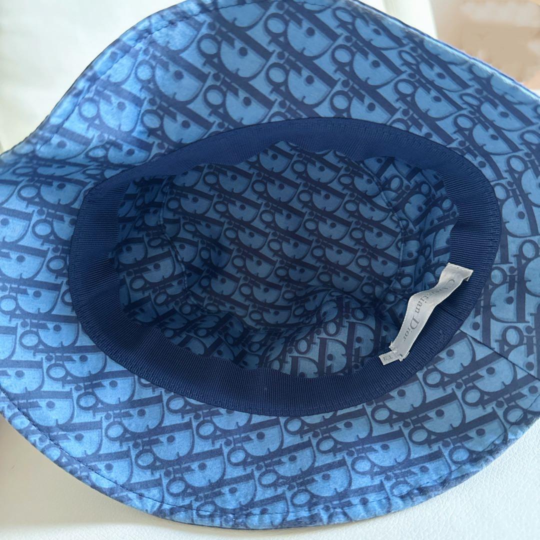 Christian Dior ネイビー バケットハット M