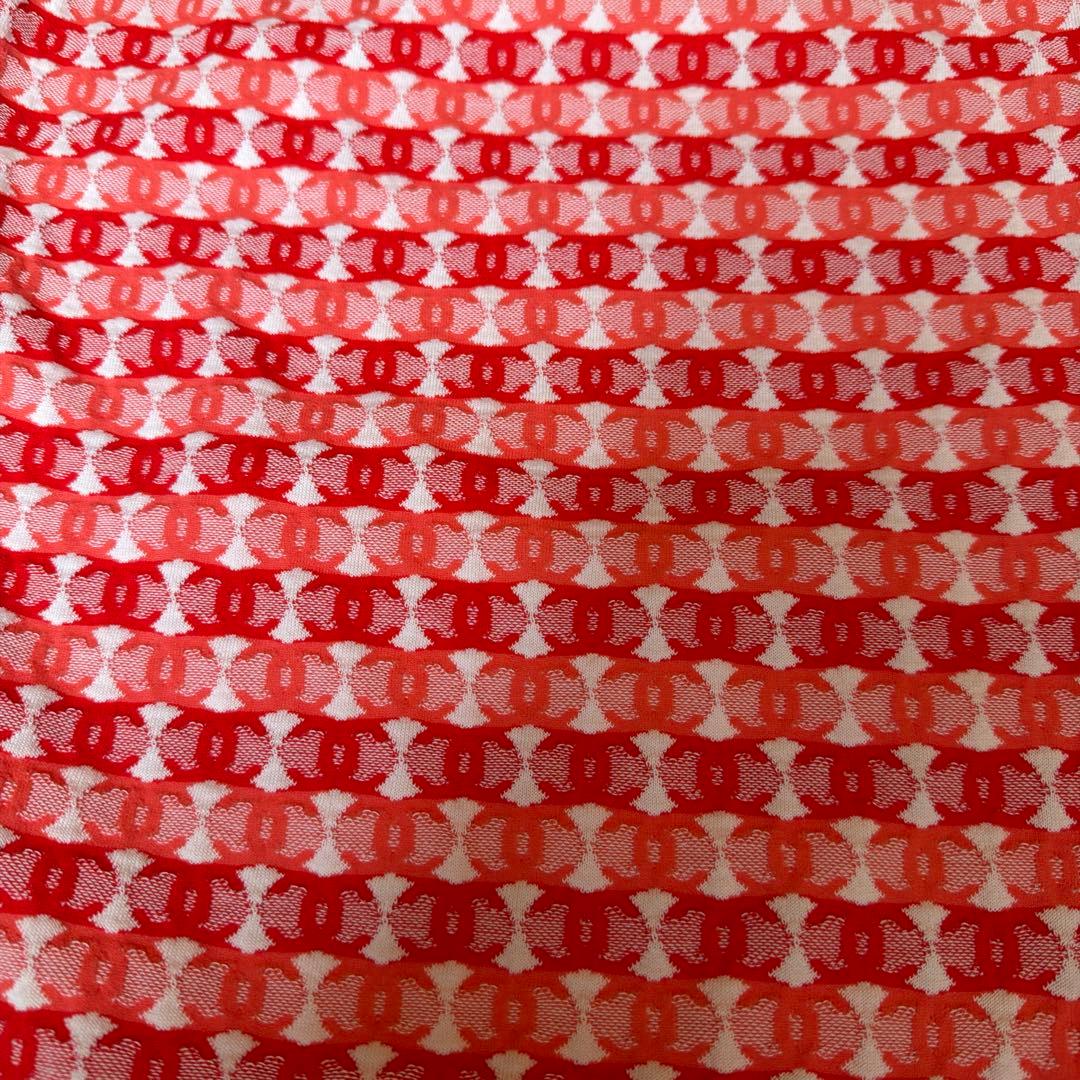 赤と白のタイトスカート 36 CHANEL シャネル