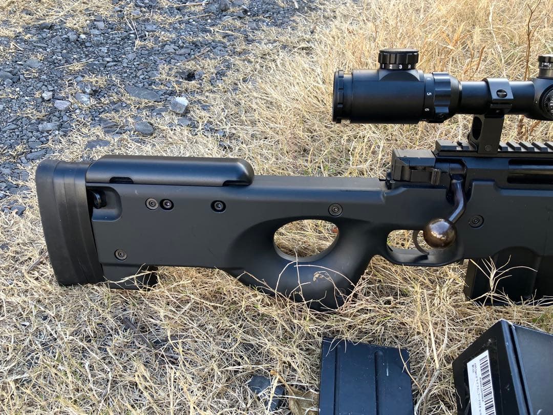 東京マルイ製　エアコッキングライフル　L96AWS BLACK 中古フルセット