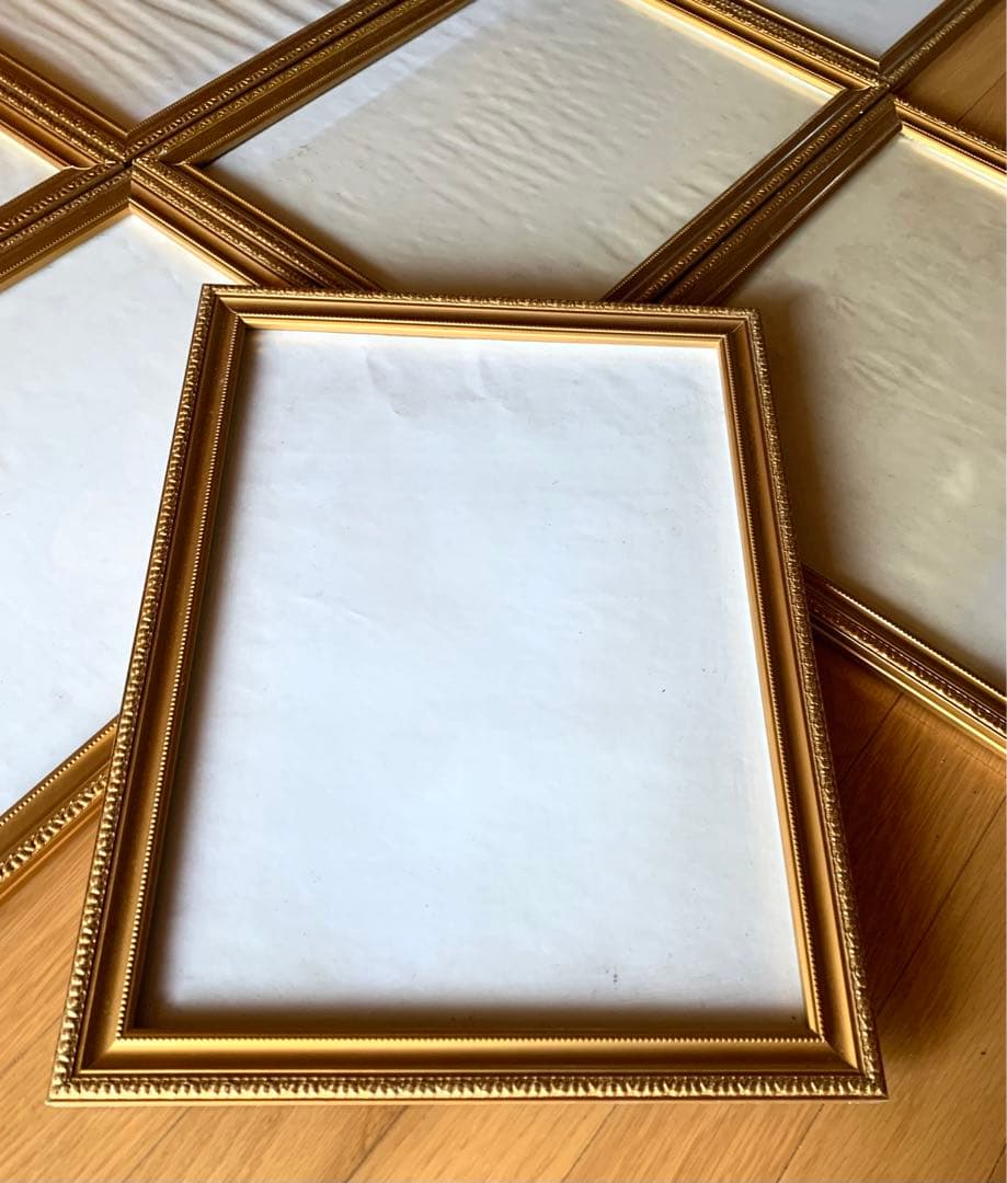 ◆額縁 金縁 まとめ売り10個 アンティーク インテリア ゴールド ゴージャス①