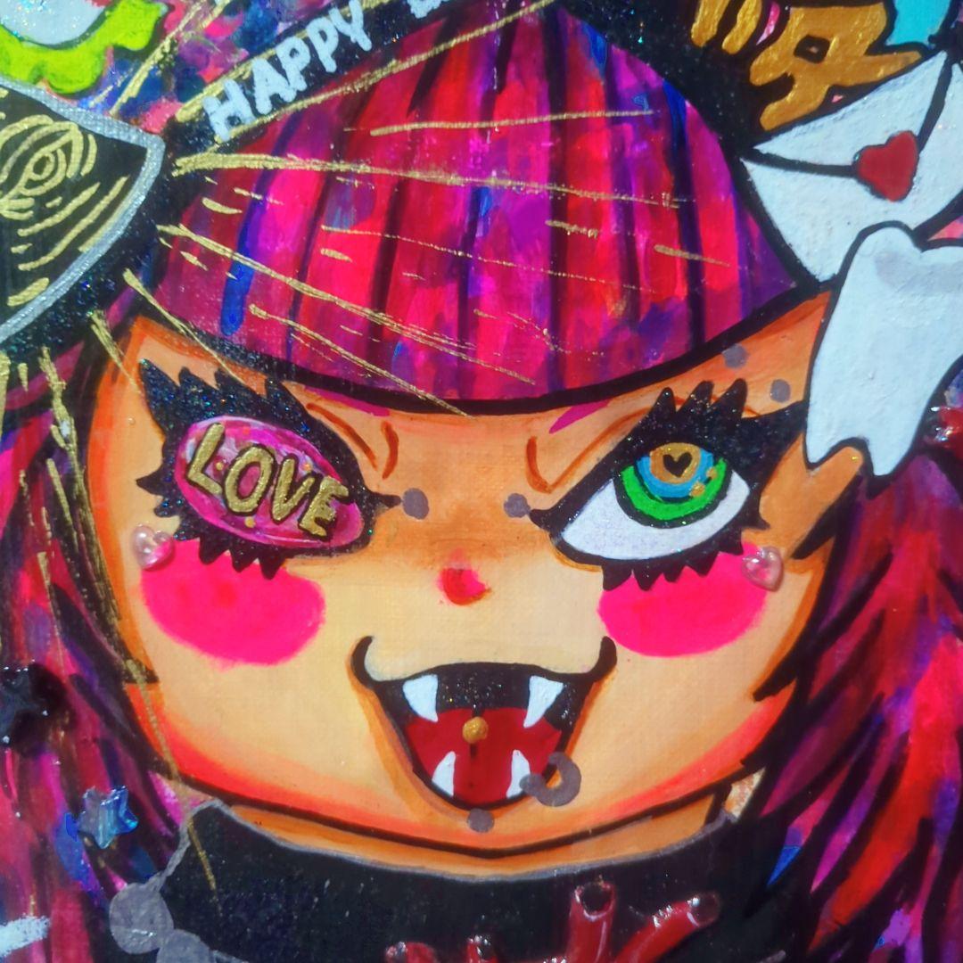 【一点物アート】✡Sell one's soul✡【現代アート/イラストアート】