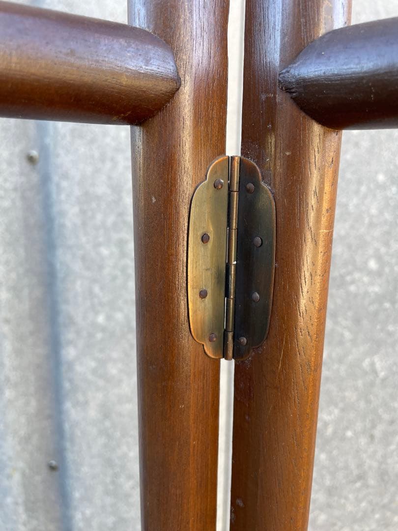 稀少/古道具/当時物/無垢材/木製/衣紋掛け/衣桁/着物掛け/30