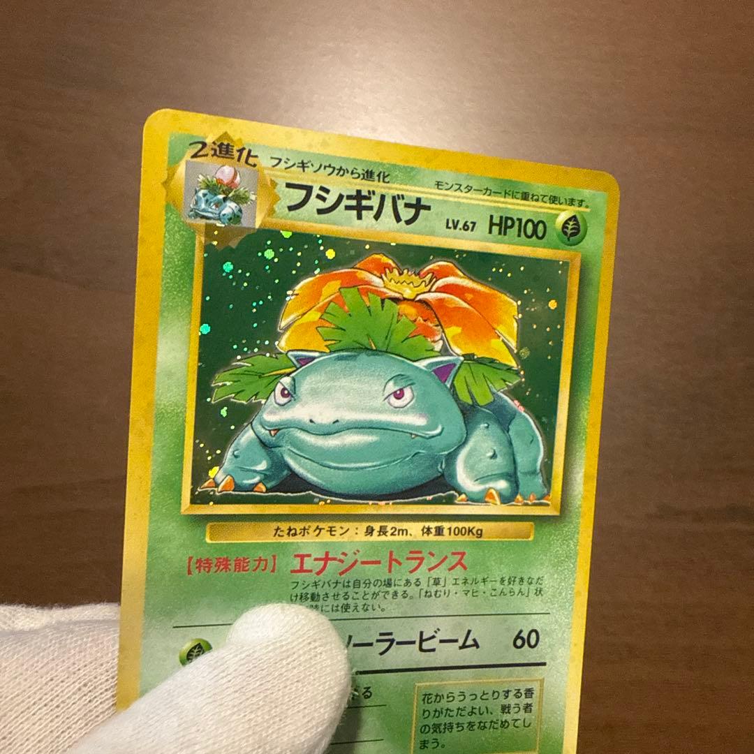 旧裏 ポケモンカード フシギバナ 全面ホロ 美品
